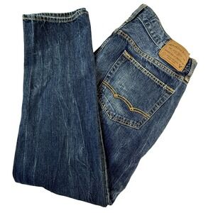 American Eagle Outfitters Mens Slim Straight Dark Wash Denim Jeans Size 36x32